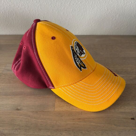 Washington Redskins Adjustable Hat NFL Team Apparel Fan Favorite Burgundy Gold - Picture 4 of 10